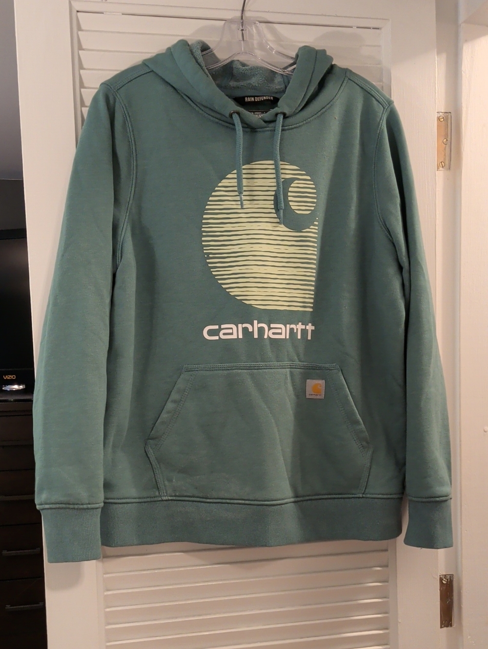 Carhartt Seafoam Green Graphic Pullover Hoodie